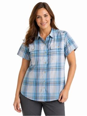 Eddie Bauer adventure shirt, short sleeve button up